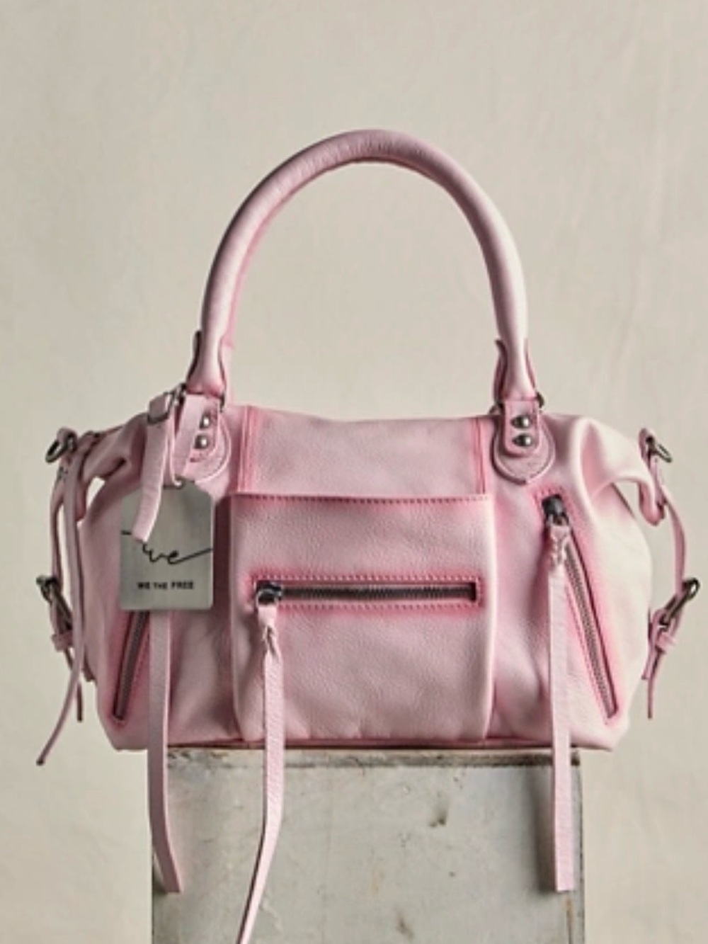 SOLD! Free People Baby Emerson Tote Bag PEONY! SOLD OUT ONLINE! NWT!